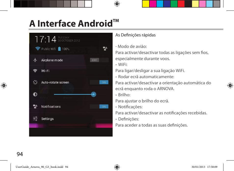 A interface android | ARNOVA 90 G3 User Manual | Page 94 / 114