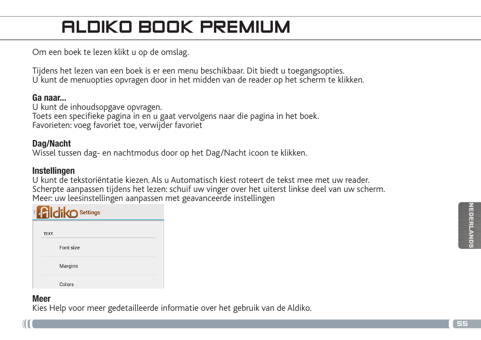 Aldiko book premium | ARNOVA GBOOK User Manual | Page 55 / 82