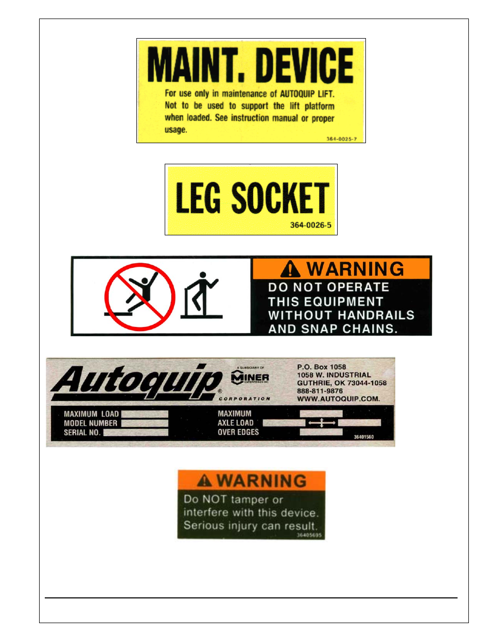 Autoquip SUPER TITAN DOUBLE LONG User Manual | Page 15 / 52