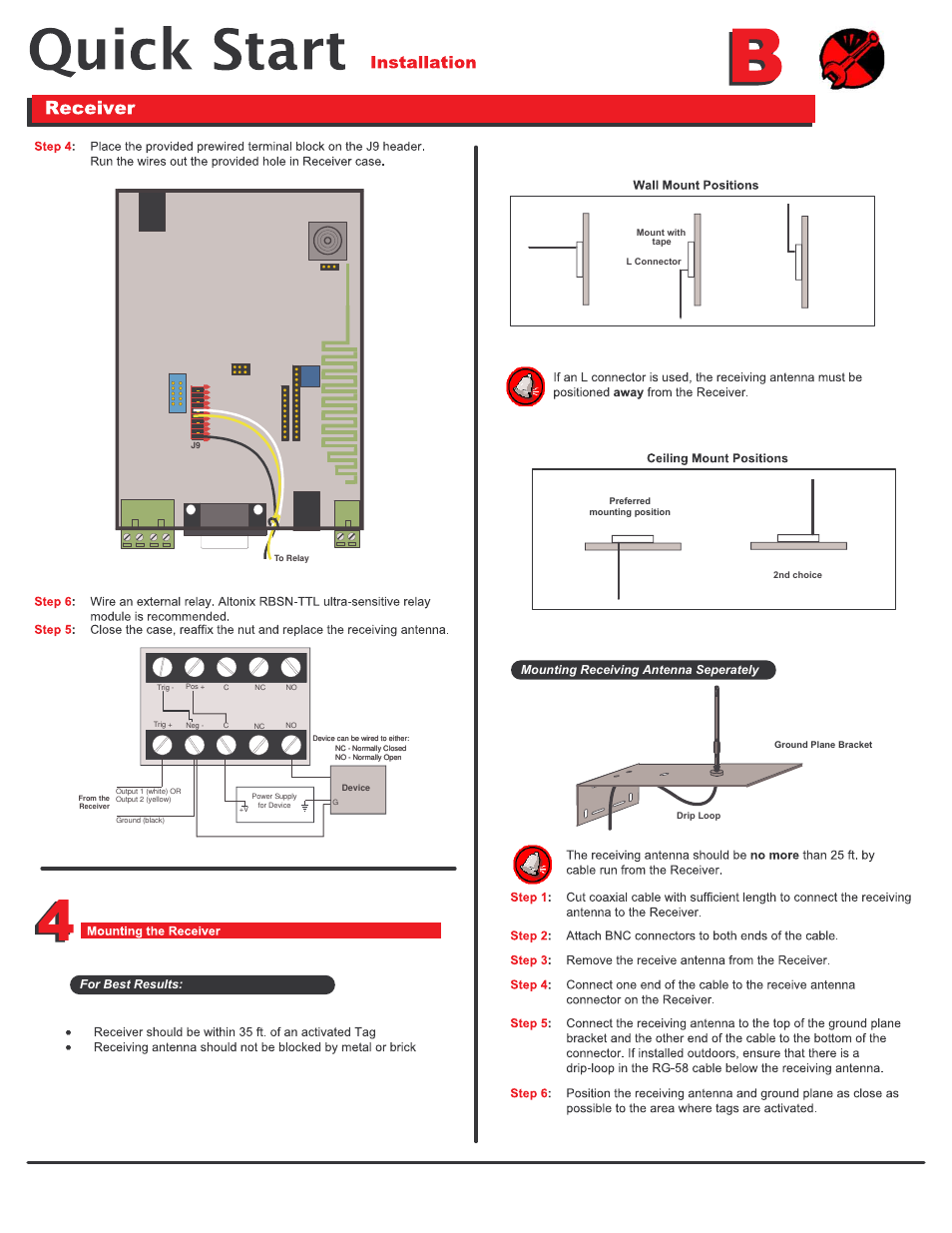 Axcess Network Receiver Hardware Quick Start User Manual | Page 2 / 2