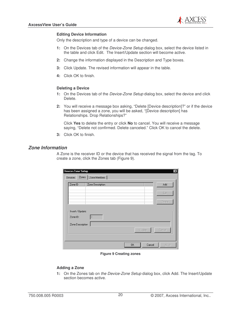 Axcess AxcessView User Guide User Manual | Page 20 / 35