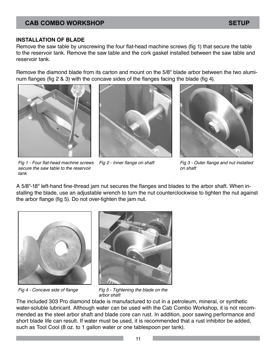 Barranca Diamond CAB COMBO WORKSHOP User Manual | Page 11 / 40