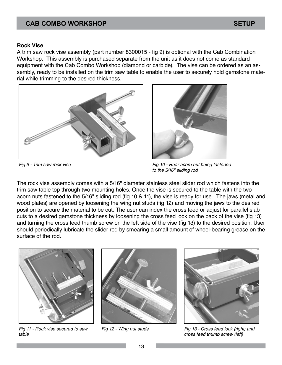 Barranca Diamond CAB COMBO WORKSHOP User Manual | Page 13 / 40