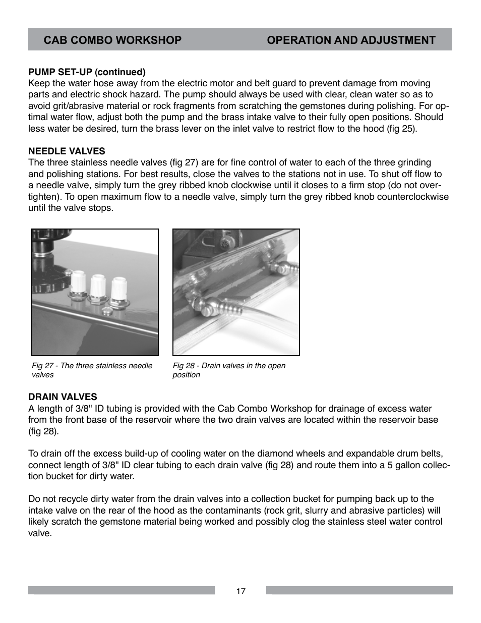 Barranca Diamond CAB COMBO WORKSHOP User Manual | Page 17 / 40