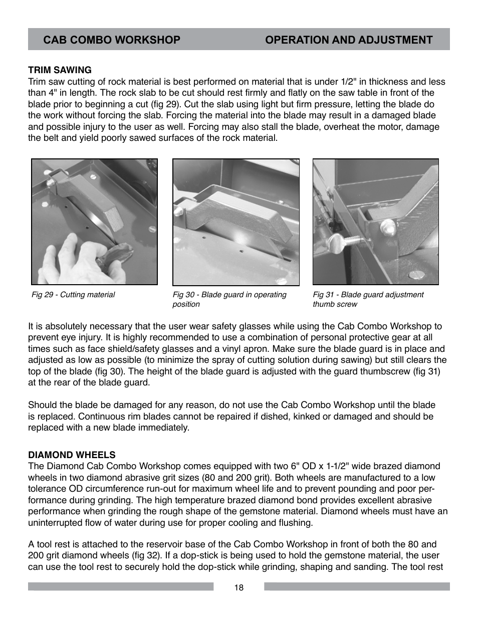 Barranca Diamond CAB COMBO WORKSHOP User Manual | Page 18 / 40