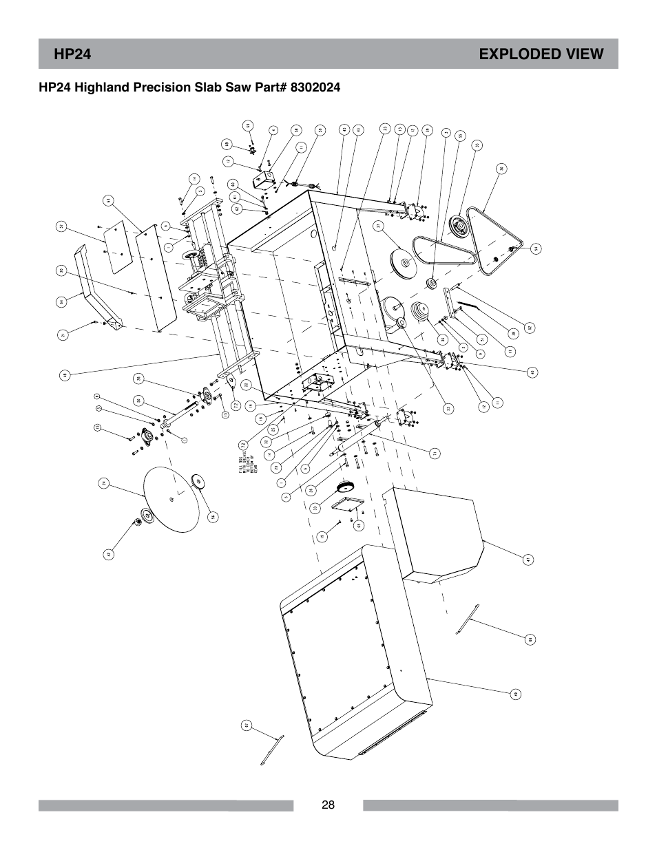 Barranca Diamond HP18 Slab Saw User Manual | Page 28 / 40
