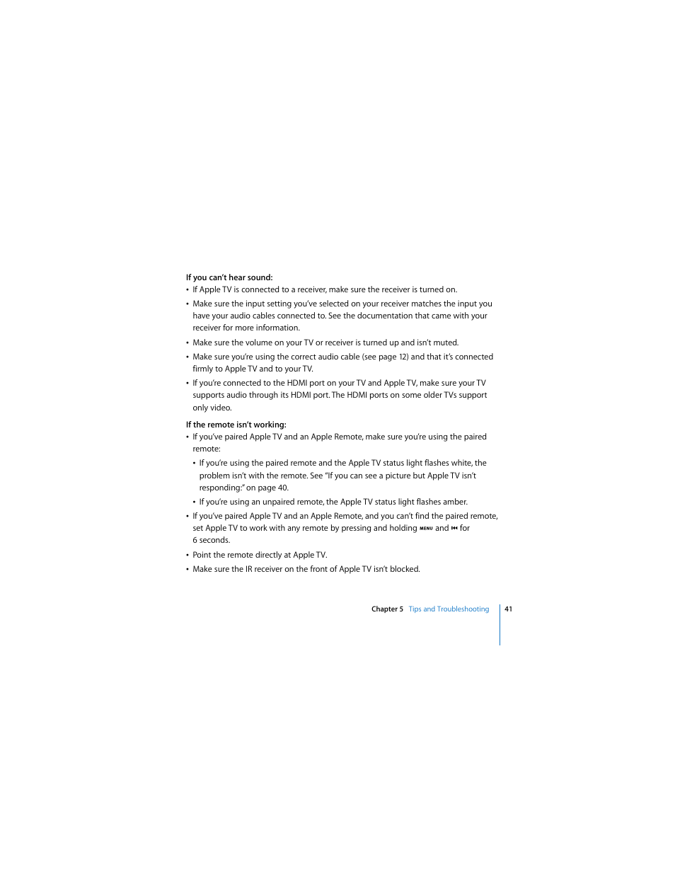 Apple TV User Manual | Page 41 / 48