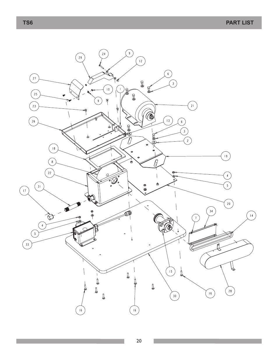 Barranca Diamond 6-inch TS6 Trim Saw User Manual | Page 20 / 24