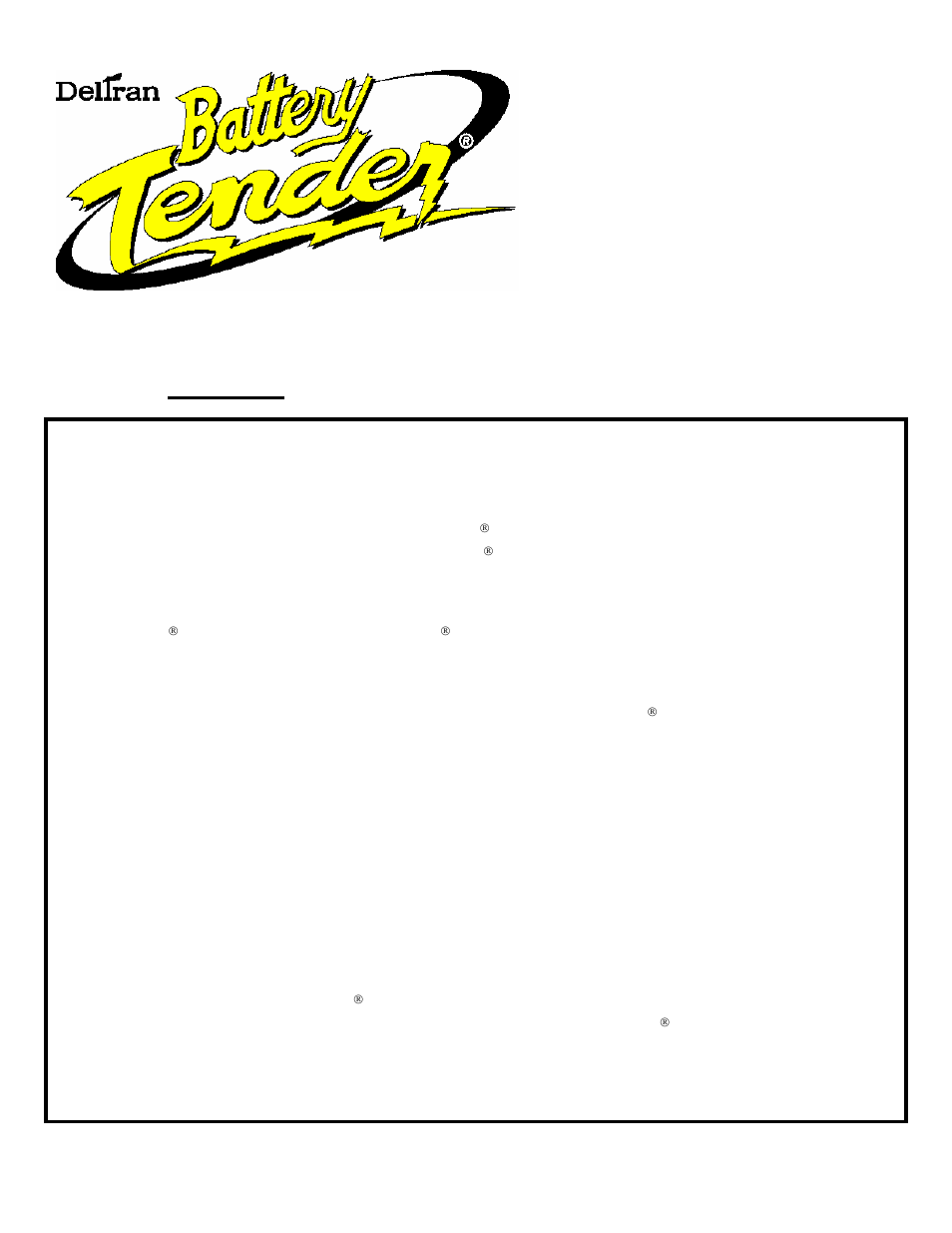 Battery Tender 5 Bank Charger - 12V @ 2A (PN 021-0133) User Manual | 2 pages