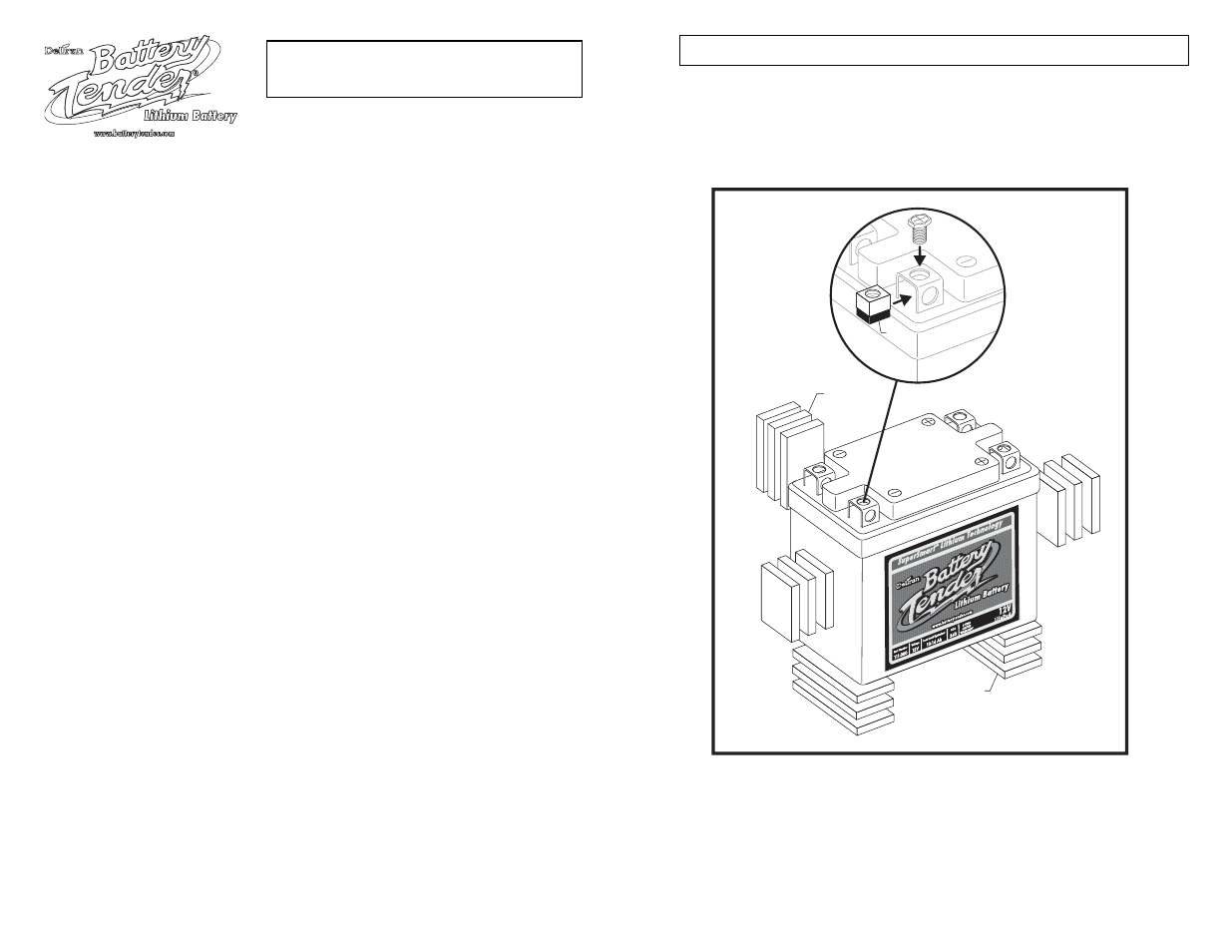 Instrucciones de montaje, Instrucciones de seguridad importantes | Battery Tender 480 CCA Lithium Engine Start Battery (PN BTL35A480C) User Manual | Page 5 / 6