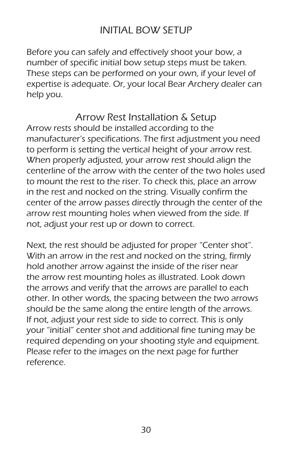 Bear Archery Compound Bow 2014 User Manual | Page 33 / 40