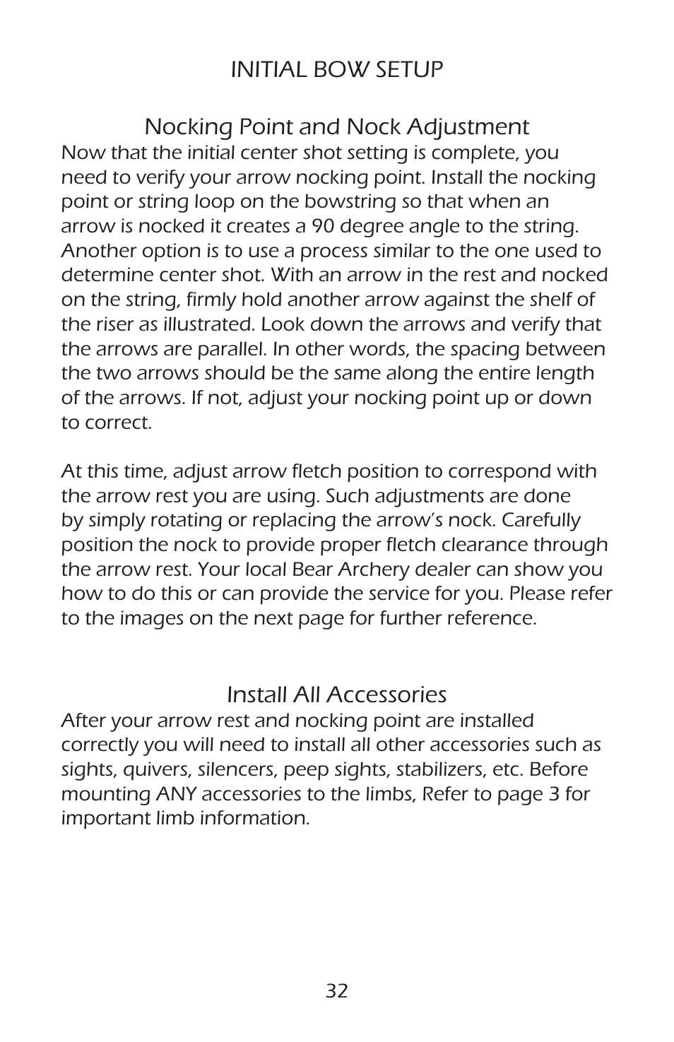Bear Archery Compound Bow 2014 User Manual | Page 35 / 40