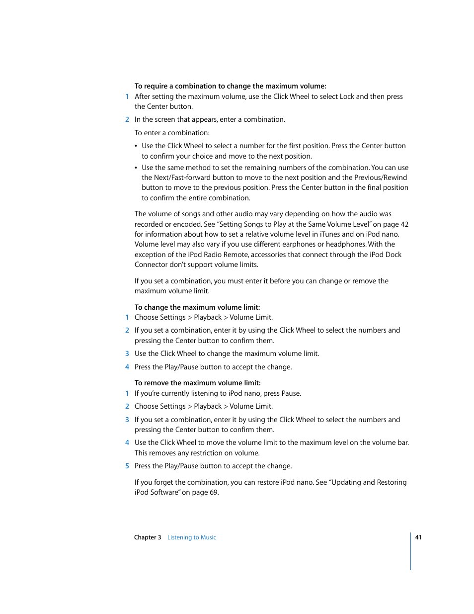 Apple iPod nano User Manual | Page 41 / 80