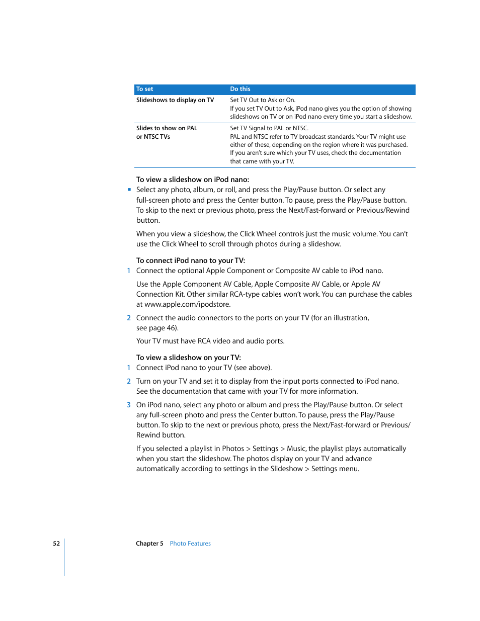 Apple iPod nano User Manual | Page 52 / 80