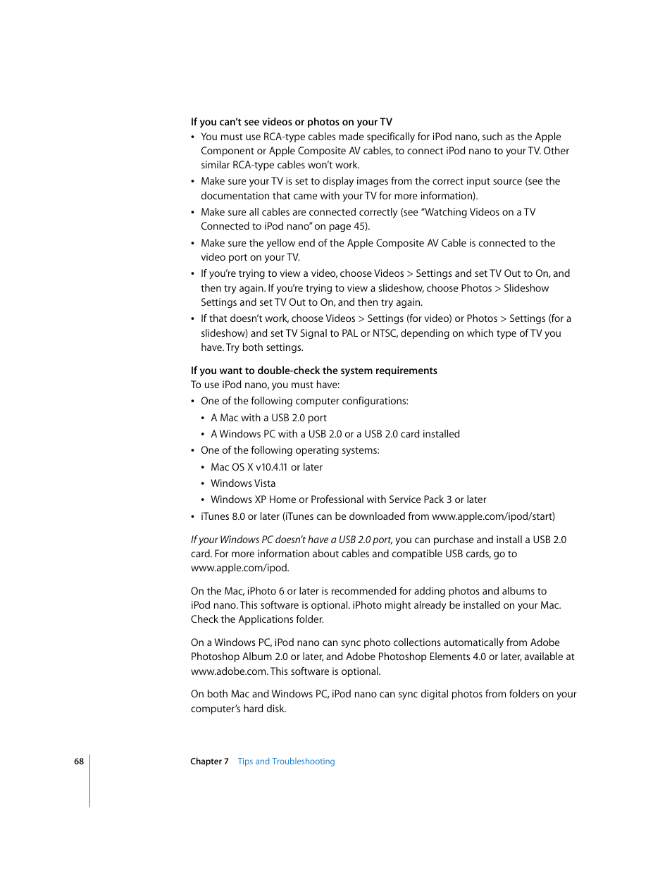 Apple iPod nano User Manual | Page 68 / 80