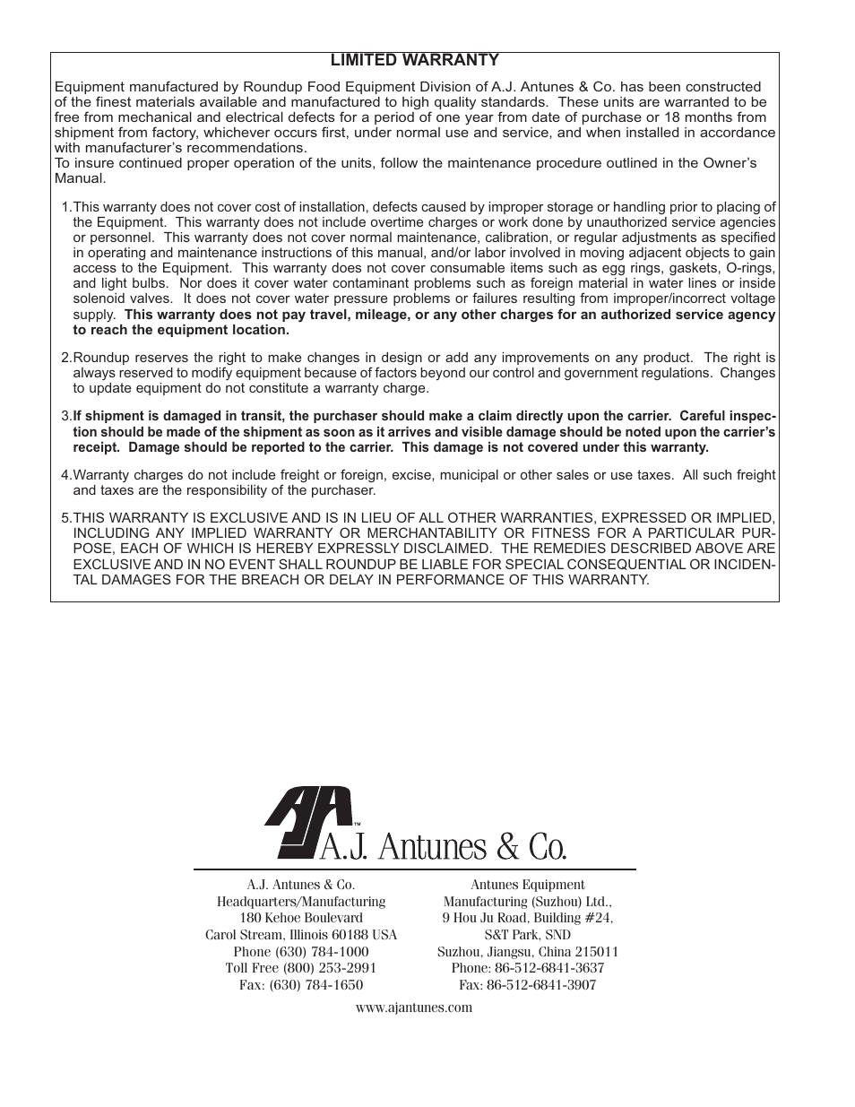Antunes, AJ 9300584 User Manual | Page 16 / 16