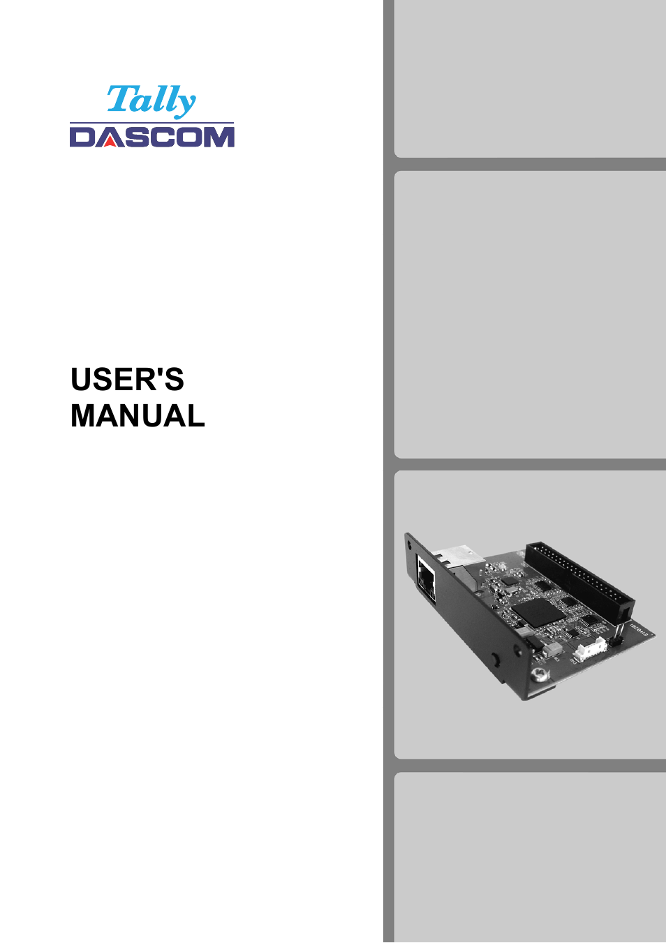 Dascom 7010 Compact Ethernet Board User Manual | 9 pages