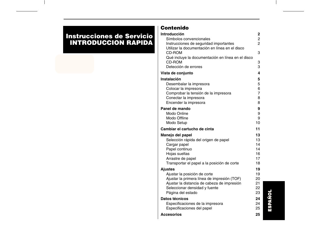 Instrucciones de servicio introduccion rapida | Dascom T2150 Quick Start Guide User Manual | Page 107 / 134