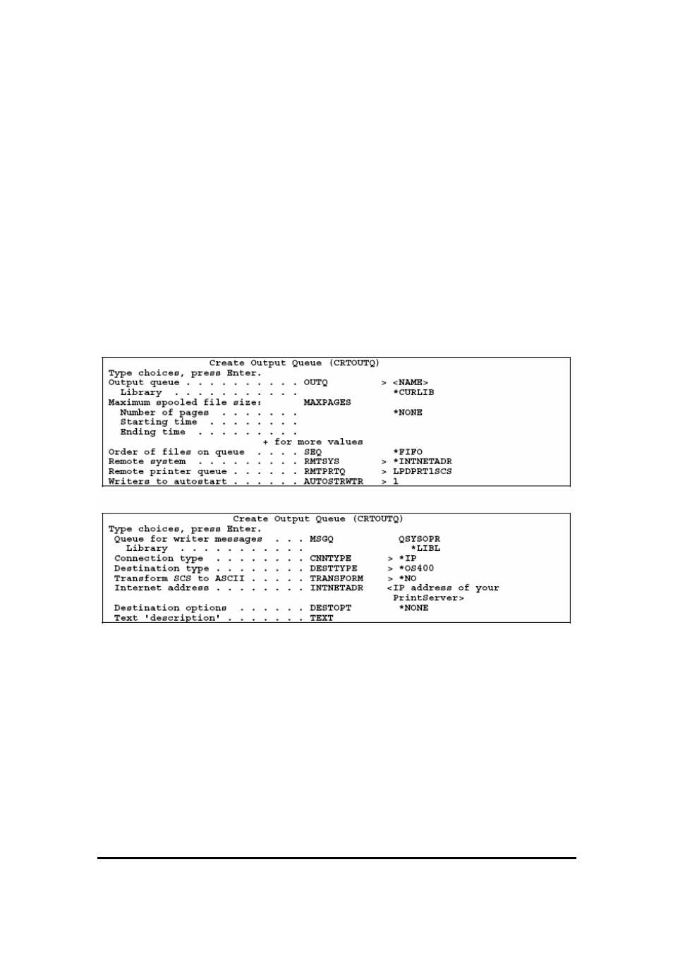 4scs/dca printing using tcp/ip | Dascom TallyCom III Set-up Guide for IBM System i/iSeries/AS400 in TCP/IP environments User Manual | Page 8 / 10