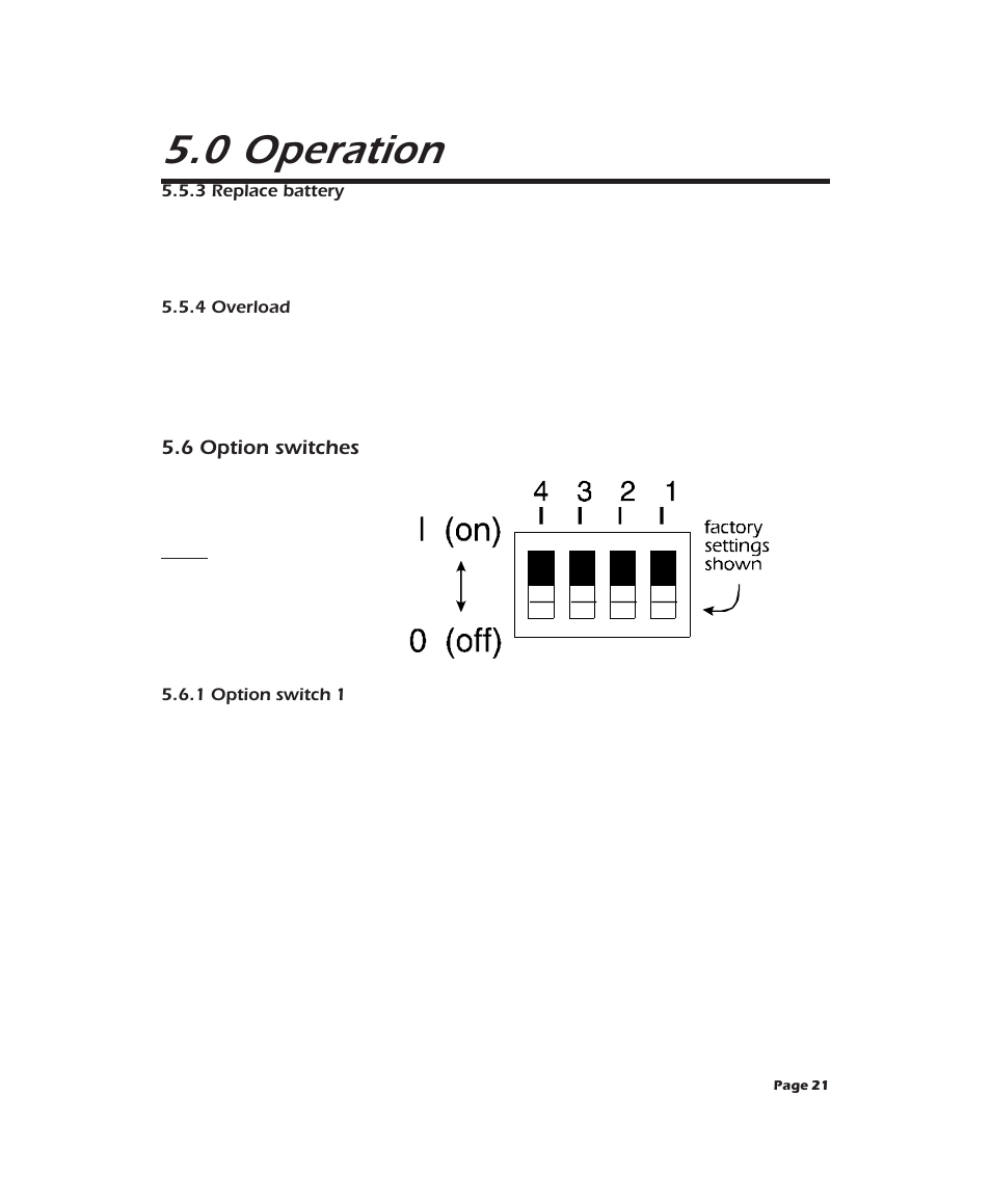 0 operation | APC 2000XL User Manual | Page 23 / 44