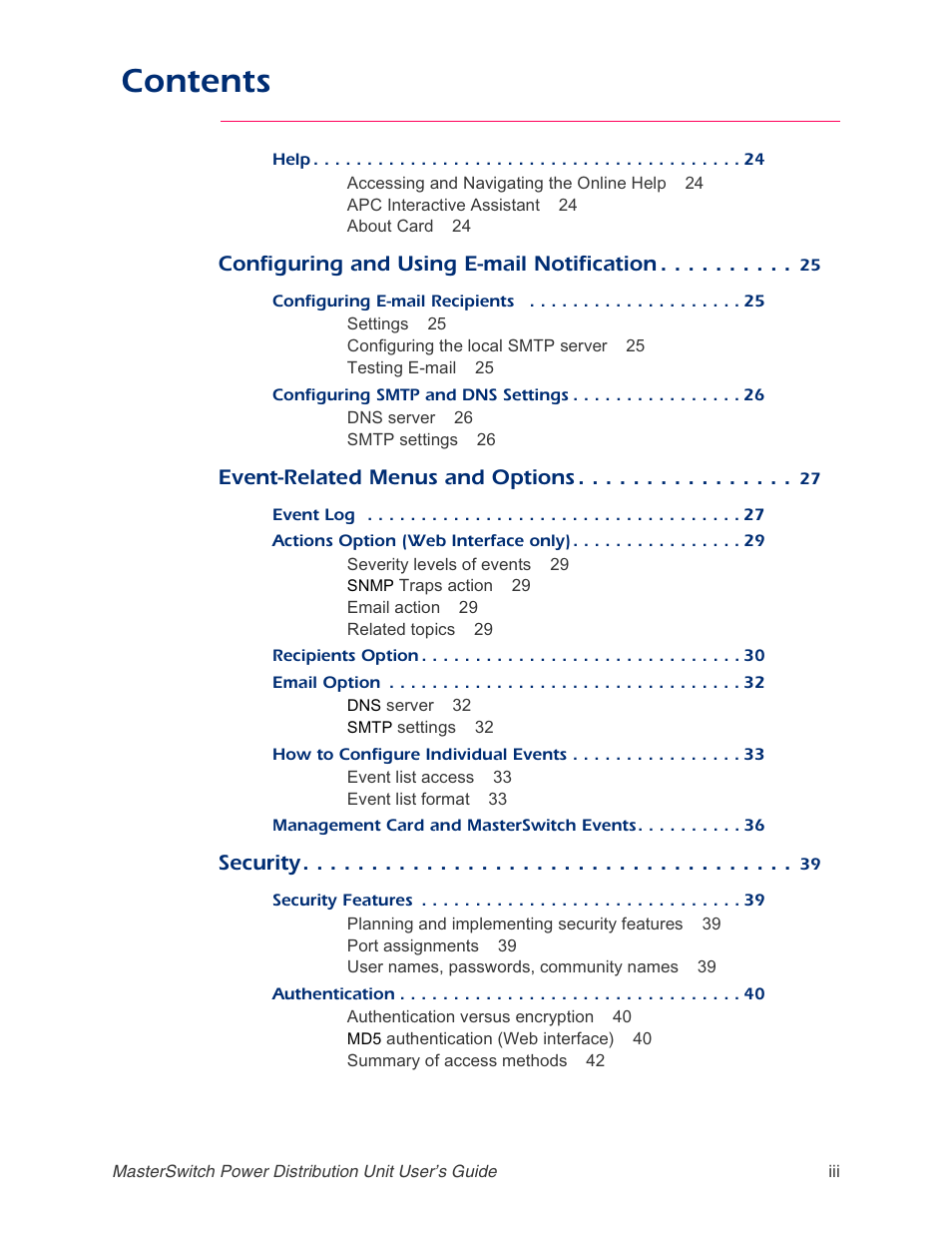 APC AP9211 User Manual | Page 3 / 57