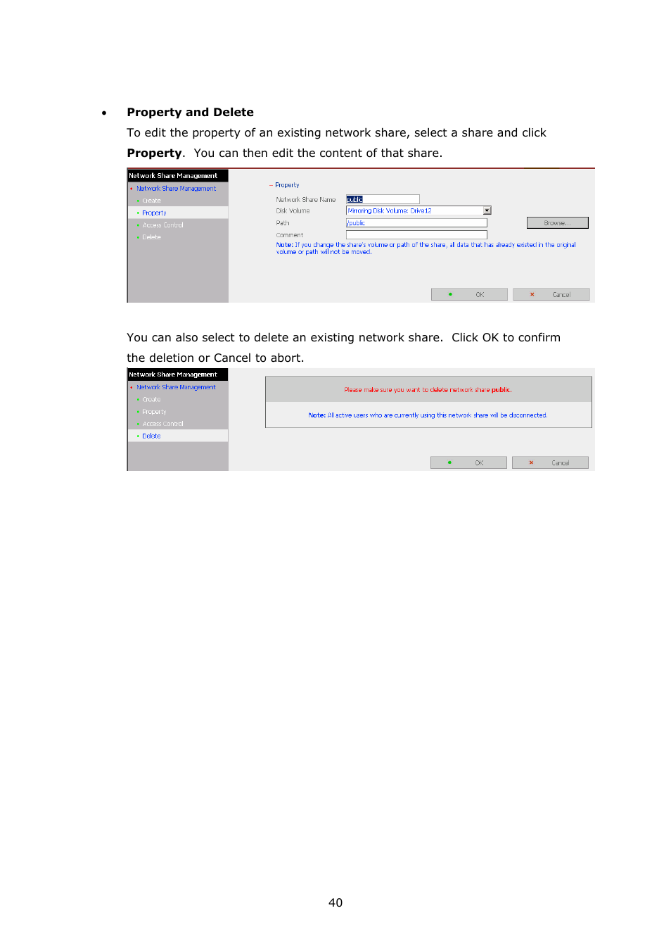 APC Disk On-line Server NAS-2100 User Manual | Page 40 / 112