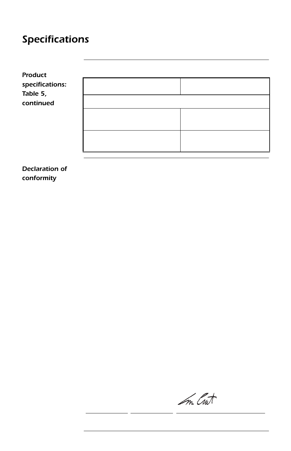 Declaration of conformity, Declaration of conformity 30, Continued | Specifications | APC SMARTSLOT DP300E User Manual | Page 36 / 40