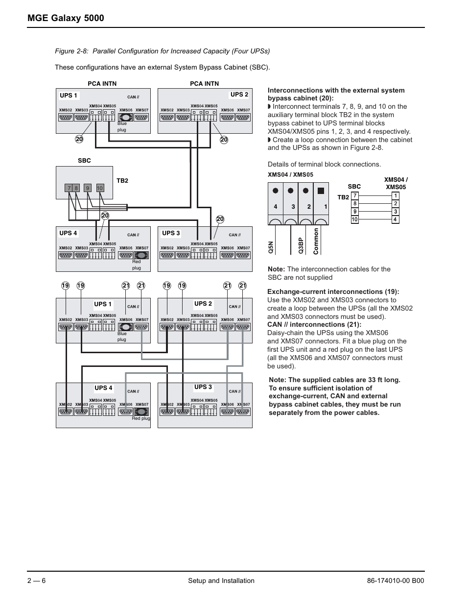 Mge galaxy 5000 | APC MGE GALAXY 5000 40 130KVA User Manual | Page 28 / 76