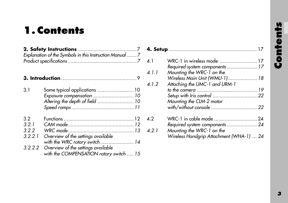 ARRI WRC-1 User Manual | Page 3 / 196