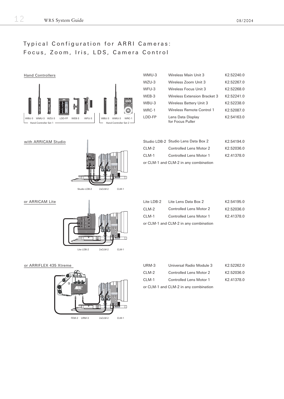 System guide | ARRI ARRIFLEX 435 User Manual | Page 12 / 32