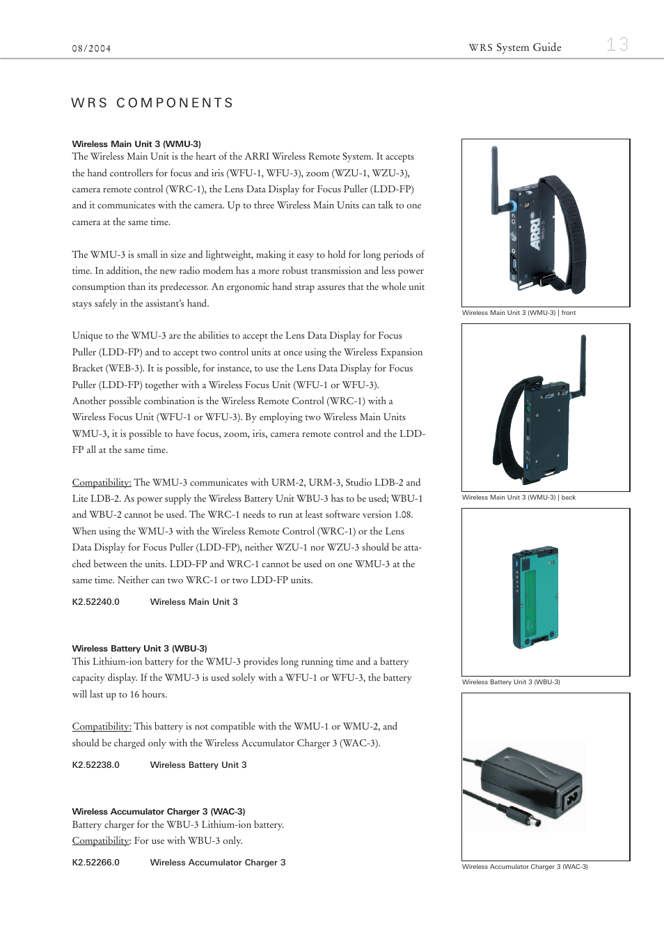 ARRI ARRIFLEX 435 User Manual | Page 13 / 32