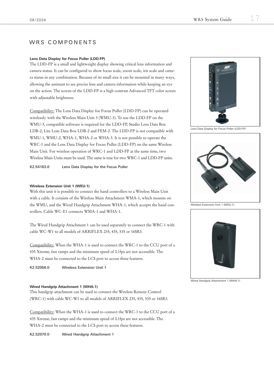 ARRI ARRIFLEX 435 User Manual | Page 17 / 32