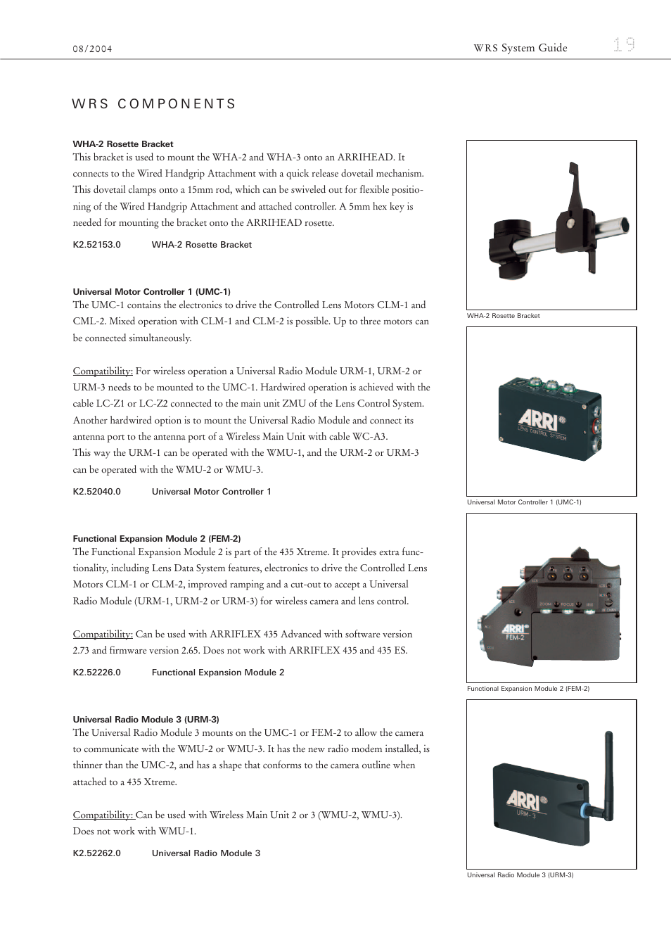 ARRI ARRIFLEX 435 User Manual | Page 19 / 32