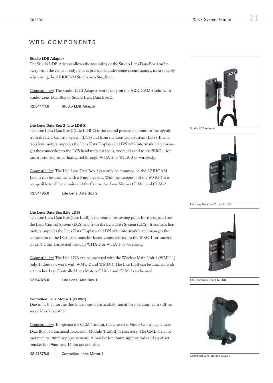 ARRI ARRIFLEX 435 User Manual | Page 21 / 32