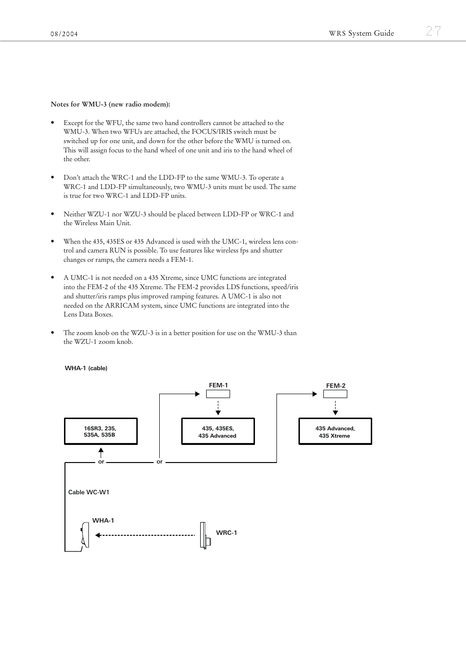 ARRI ARRIFLEX 435 User Manual | Page 27 / 32