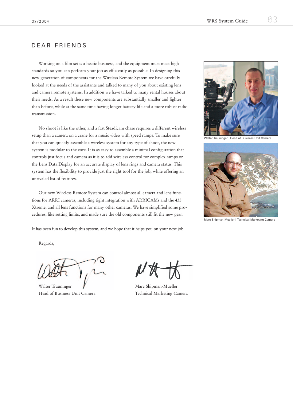 ARRI ARRIFLEX 435 User Manual | Page 3 / 32