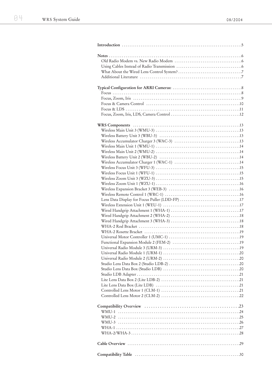 ARRI ARRIFLEX 435 User Manual | Page 4 / 32