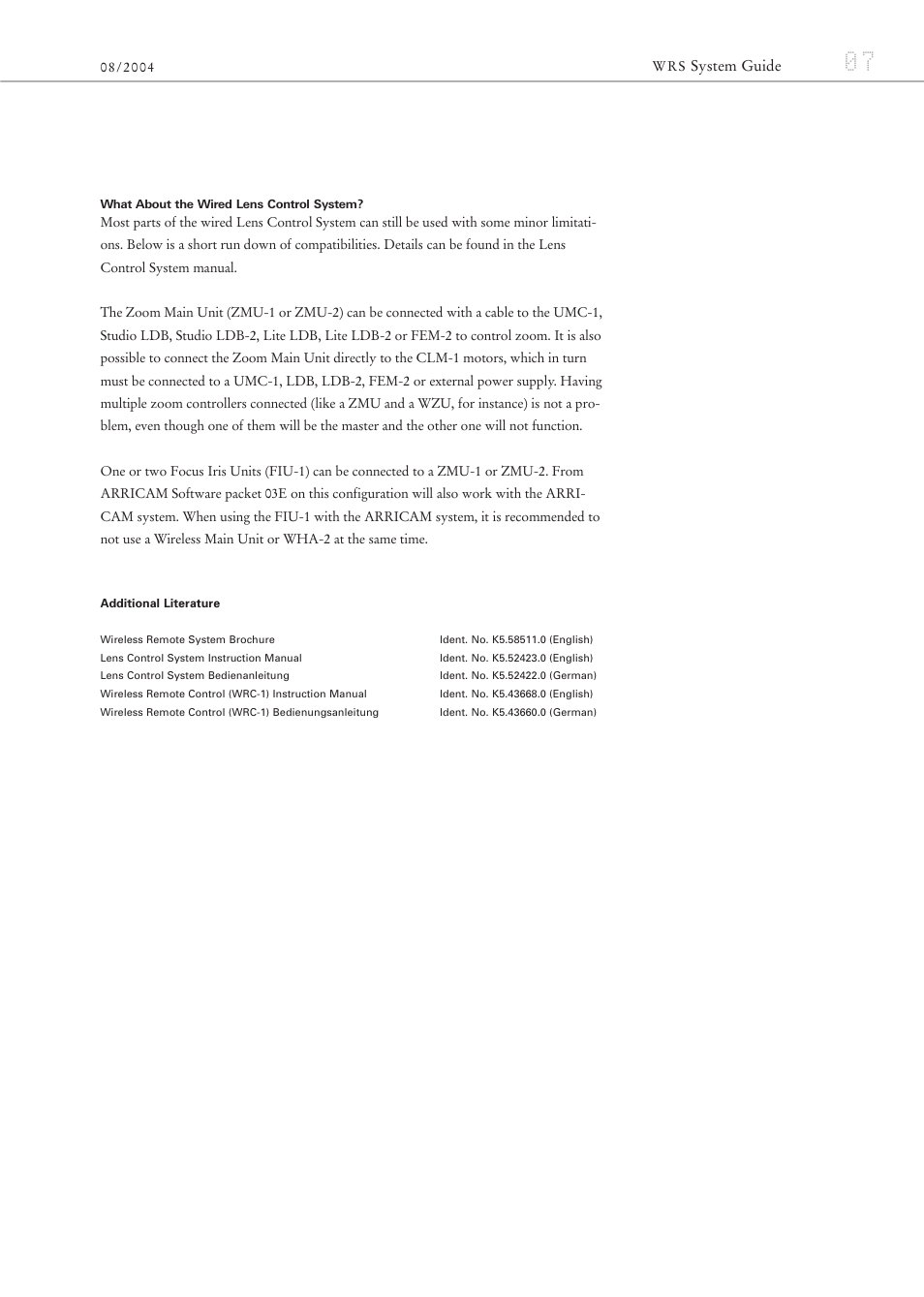 ARRI ARRIFLEX 435 User Manual | Page 7 / 32