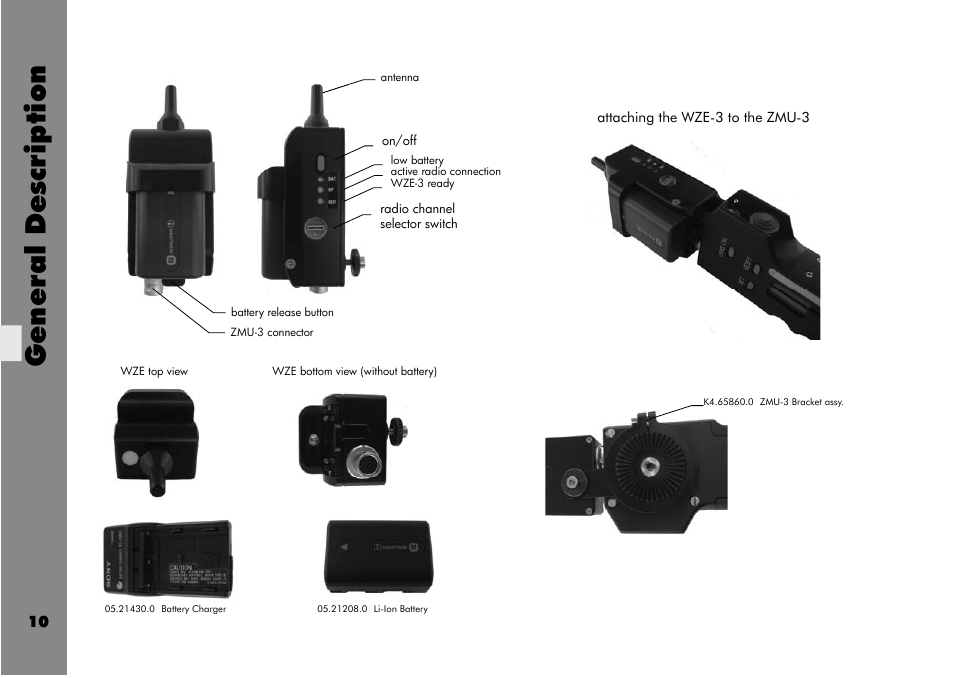 General description | ARRI Wireless Zoom Extension Unit WZE - 3 User Manual | Page 10 / 18