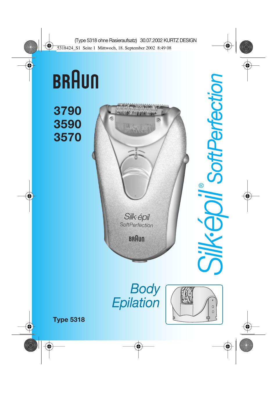 Braun 3790 User Manual | 55 pages