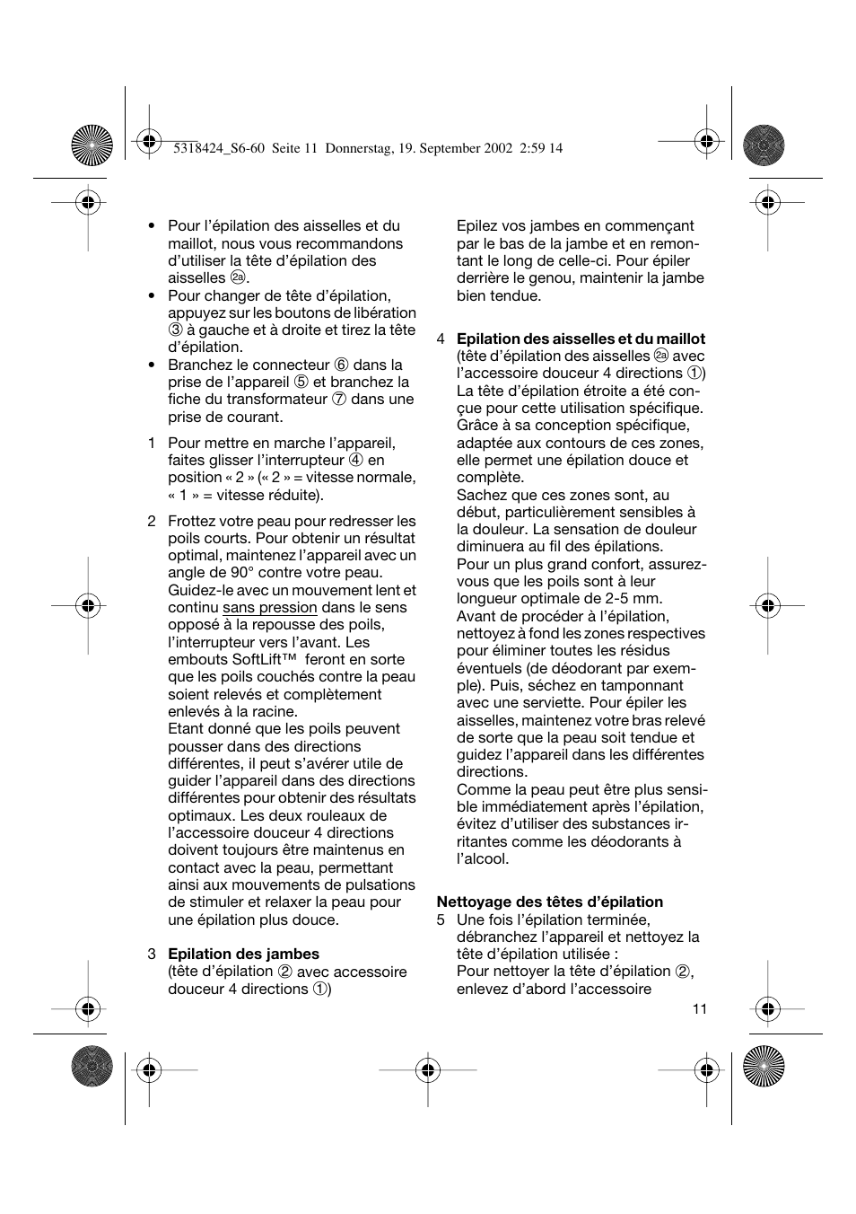 Braun 3790 User Manual | Page 10 / 55