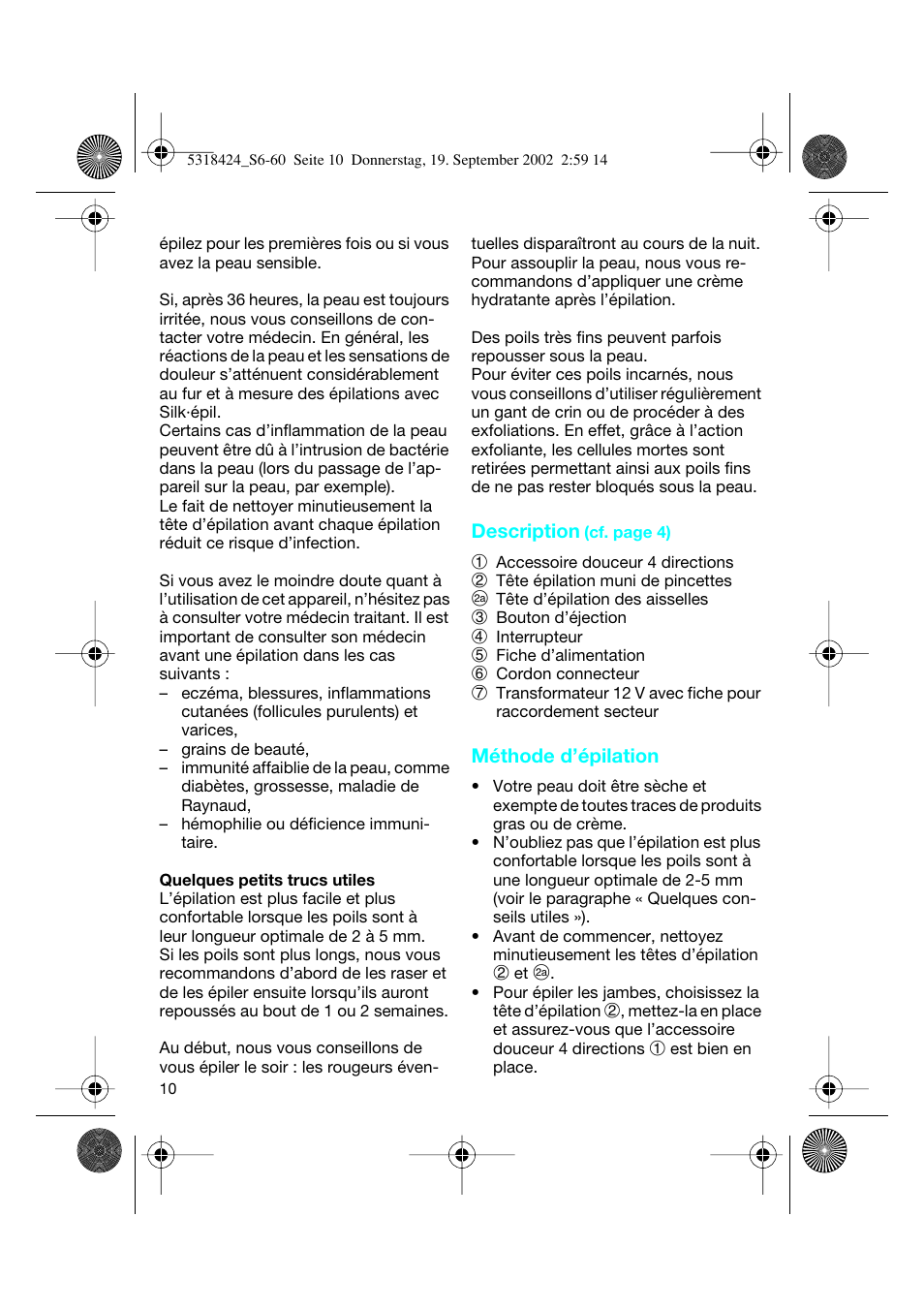 Braun 3790 User Manual | Page 9 / 55