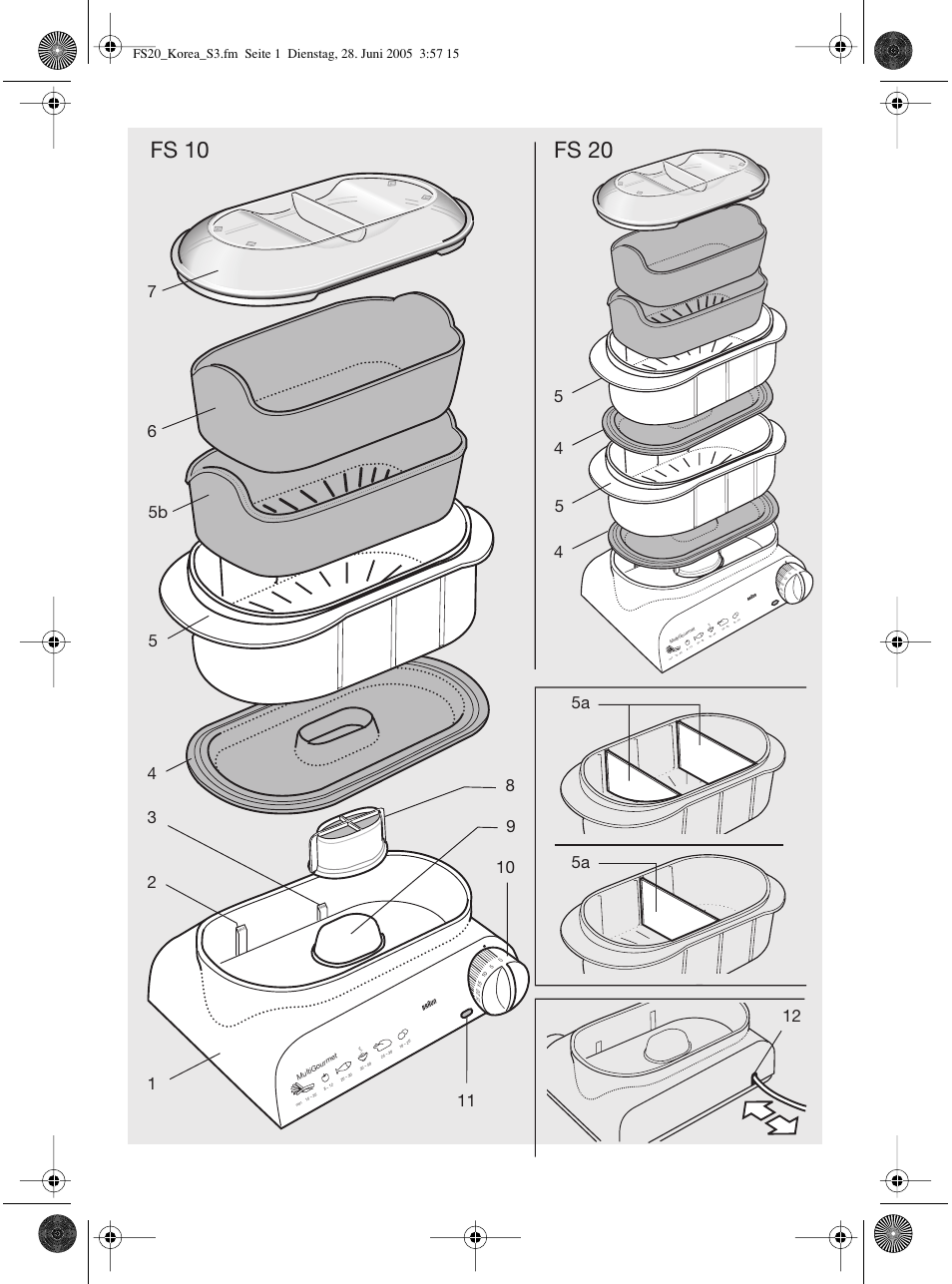 Fs 20 fs 10 | Braun FS20 User Manual | Page 2 / 13