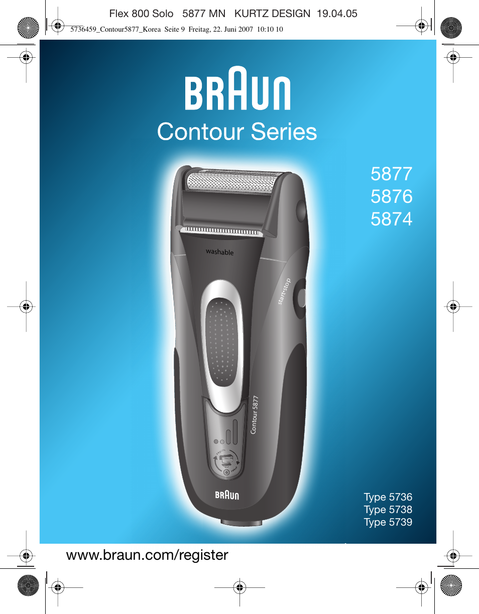 Braun 5873 User Manual | 8 pages