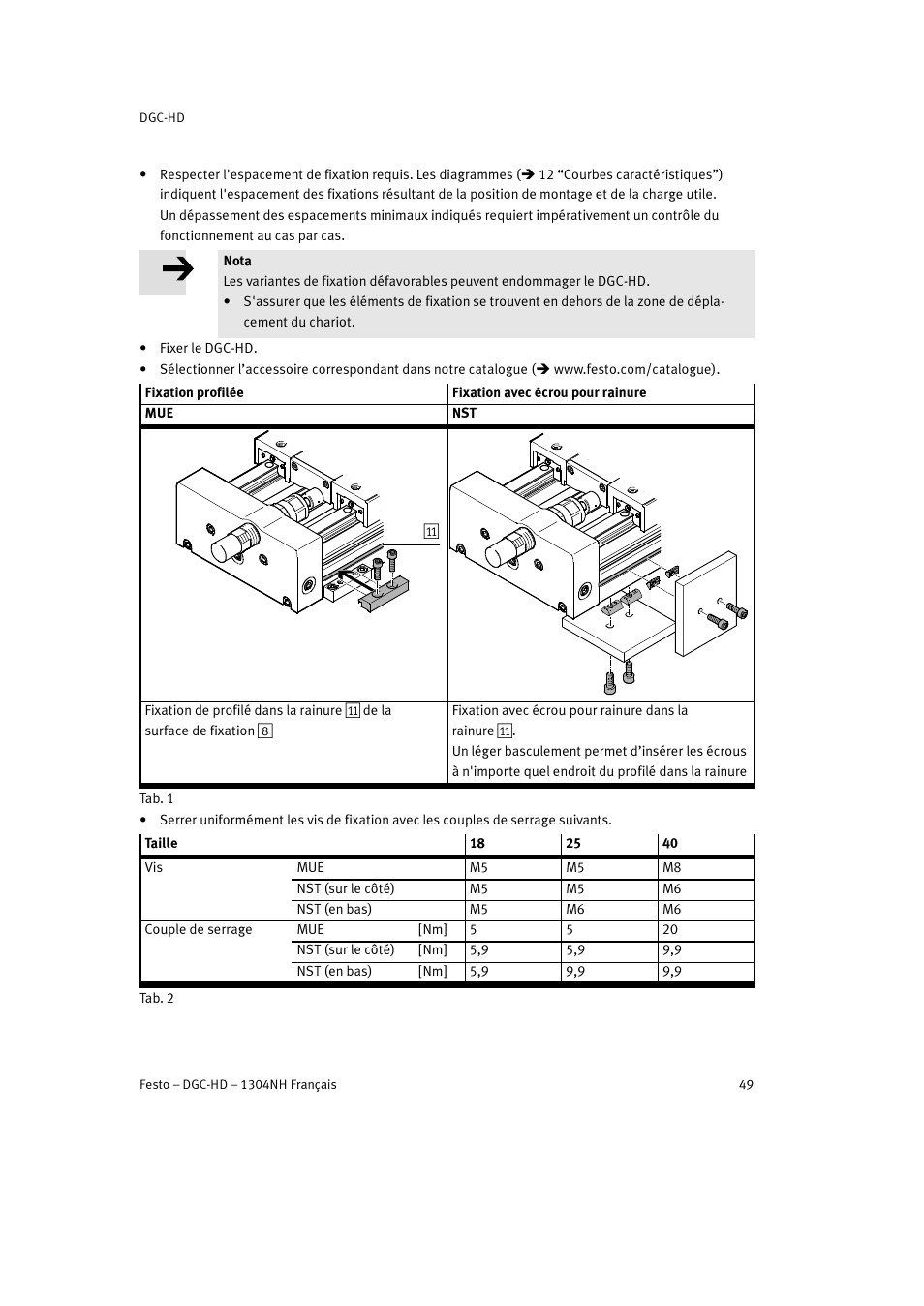Festo DGC-HD User Manual | Page 49 / 88