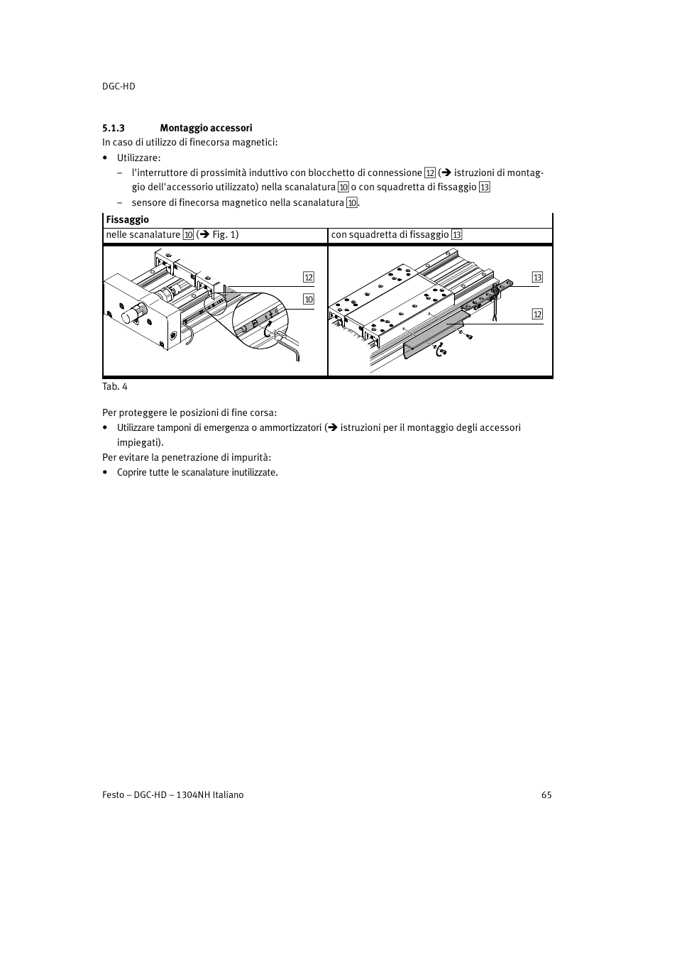 3 montaggio accessori | Festo DGC-HD User Manual | Page 65 / 88