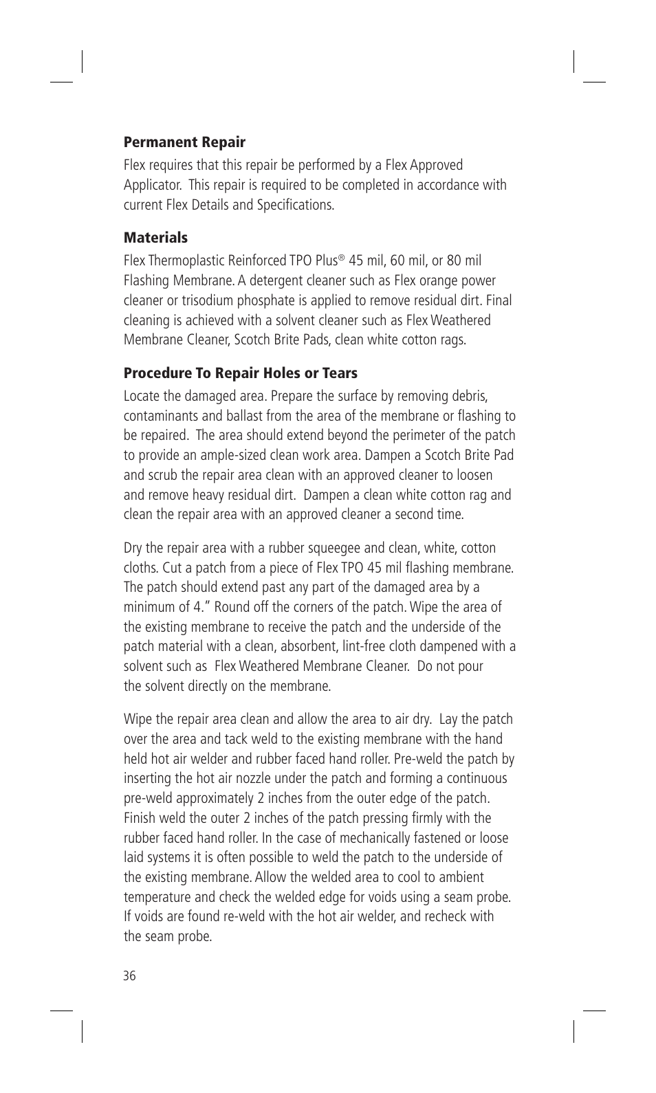 Flex TPO Для дома User Manual | Page 36 / 80