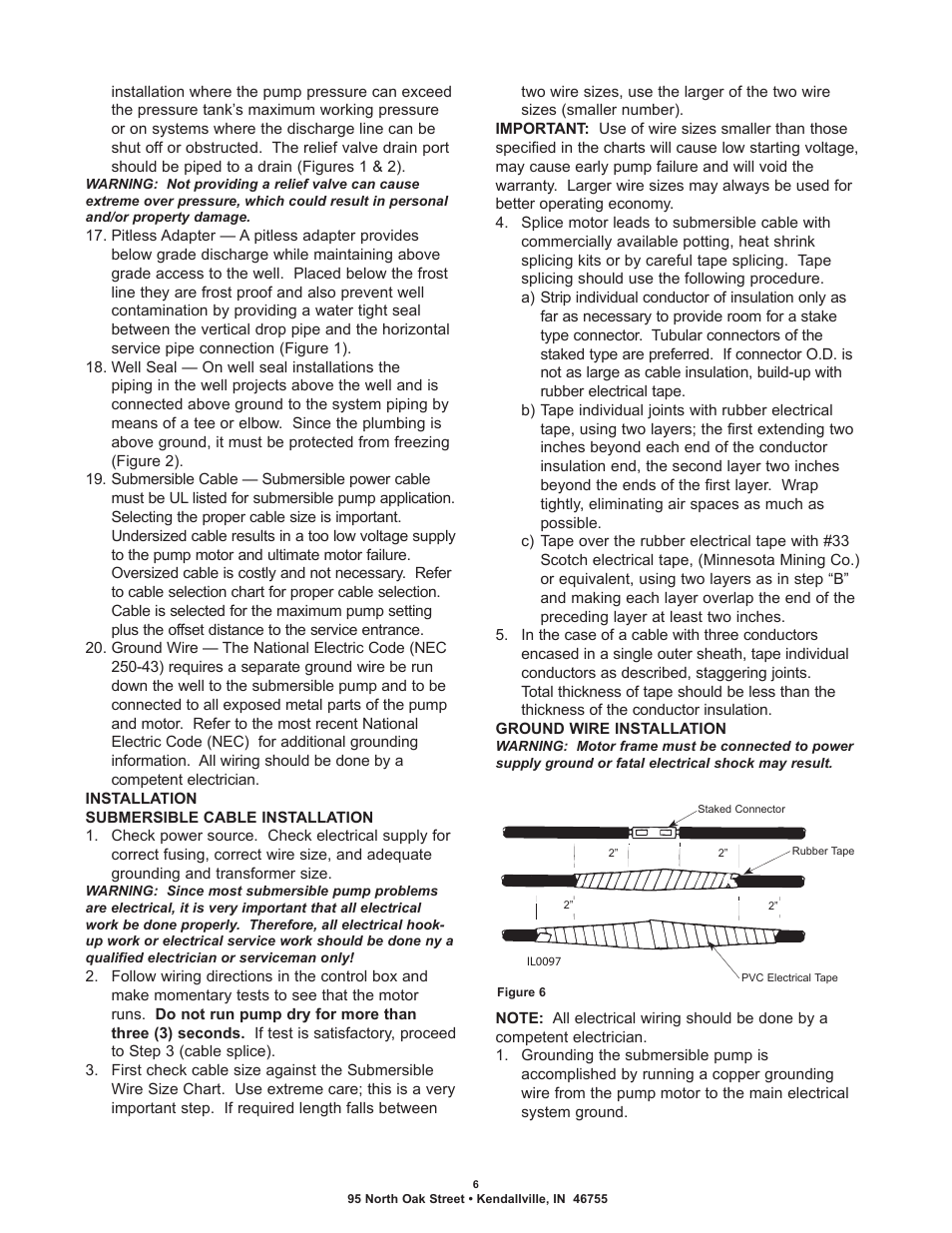 Flint & Walling Commander Pro 300 User Manual | Page 6 / 16