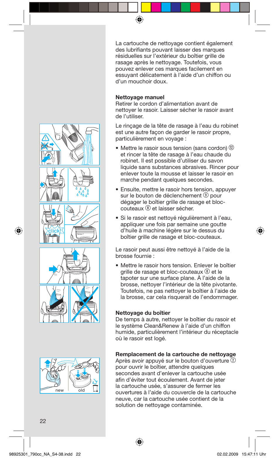 Click | Braun 5692 User Manual | Page 22 / 35