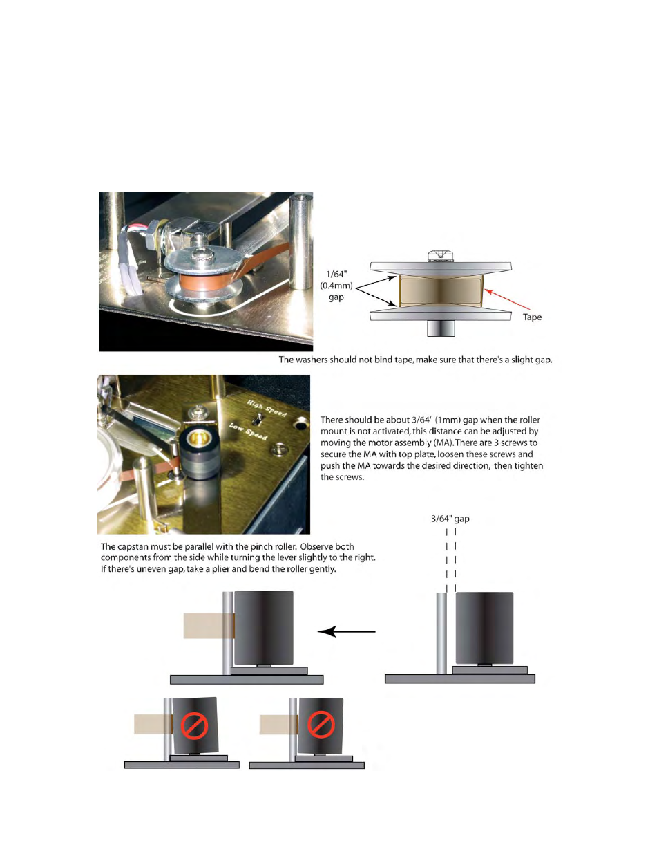 Additional tape path maintenance | Fulltone Tube Tape Echo User Manual | Page 14 / 17